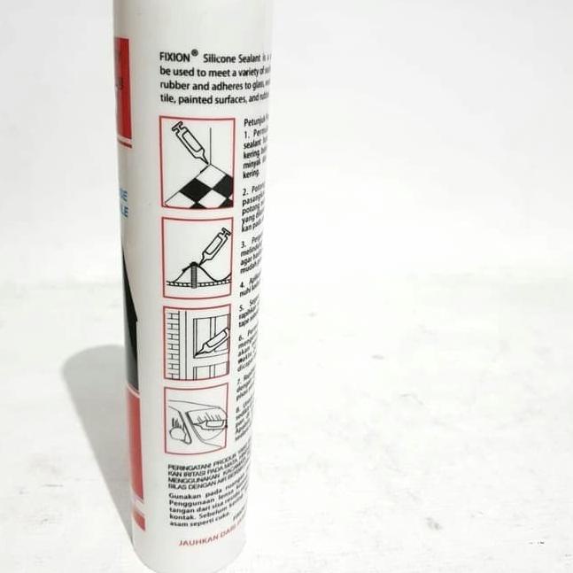 

69 ✡ Lem Silicone Sealant Fixion 300ml - Perekat Silikon Lem Karet ☤ [Hot Sale]