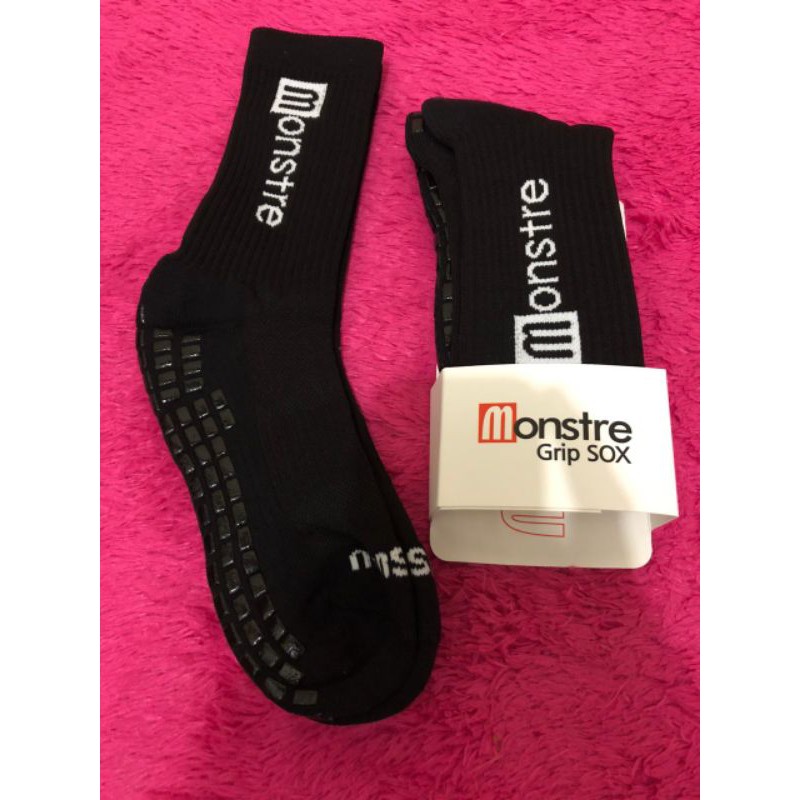 Kaos kaki Monstre Grip - Hitam