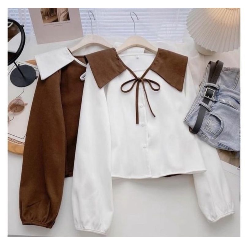 Micci blouse /atasan wanita model kekinian terbaru termurah