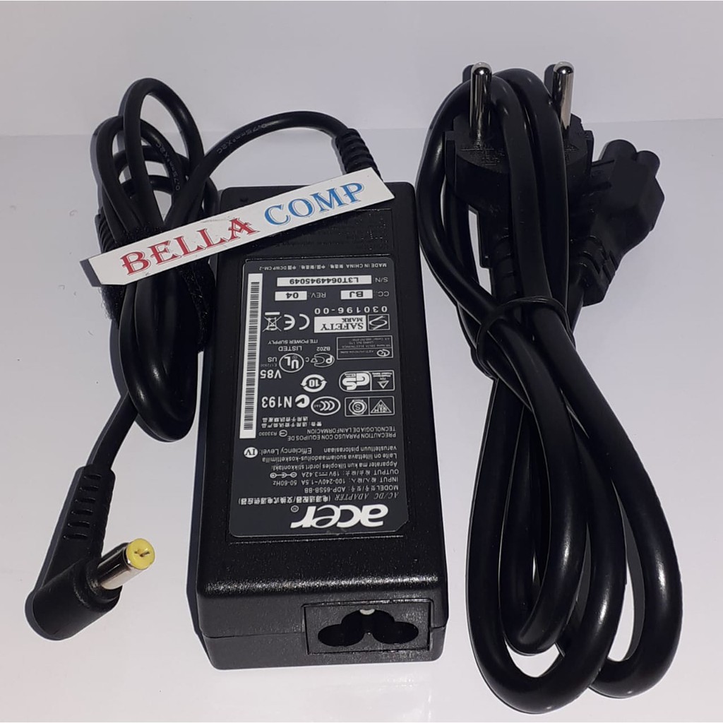 Adaptor Charger Acer Aspire E5-573 E5-573G E5-575 E5-575G  3.42A 5.5*17MM ORIGINAL