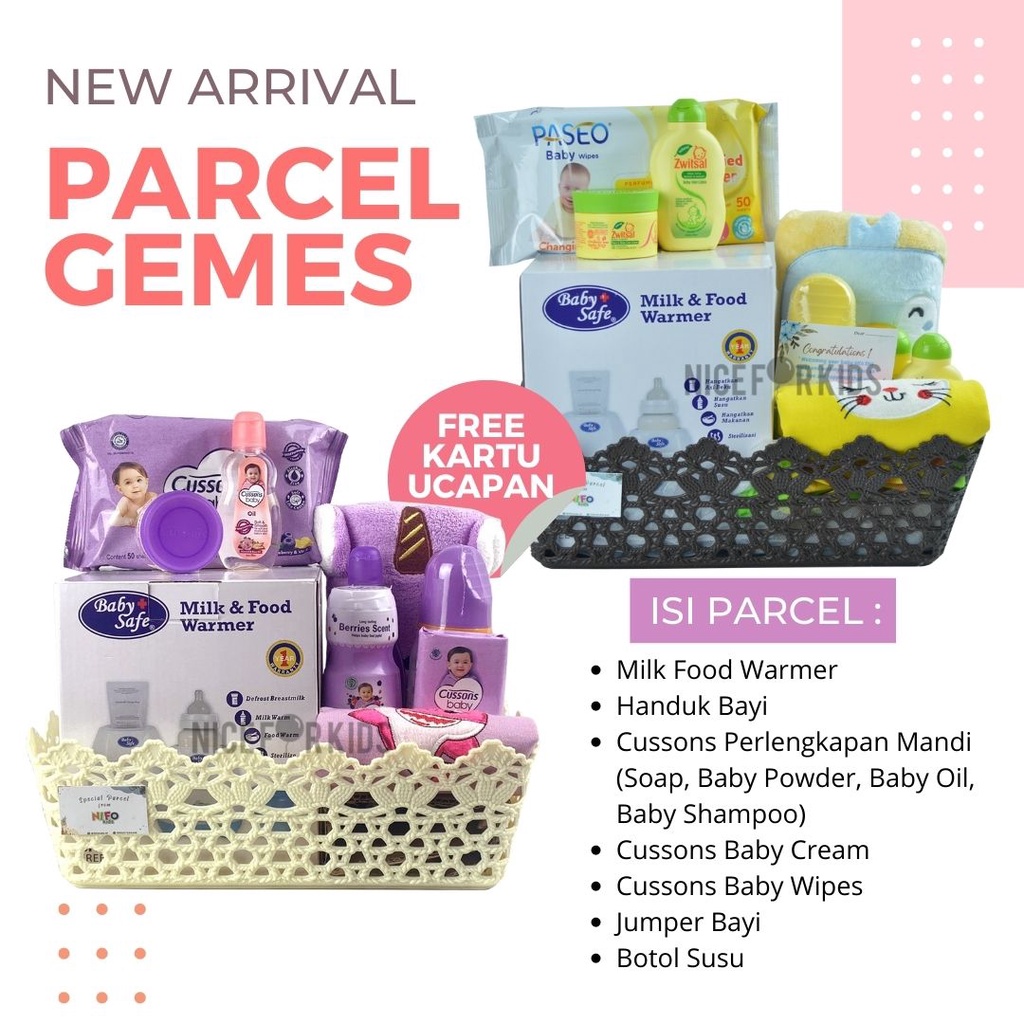 Paket Parcel Gemes Baby Gift Set / Kado Hampers Bayi / Kado Bayi Baru Lahir