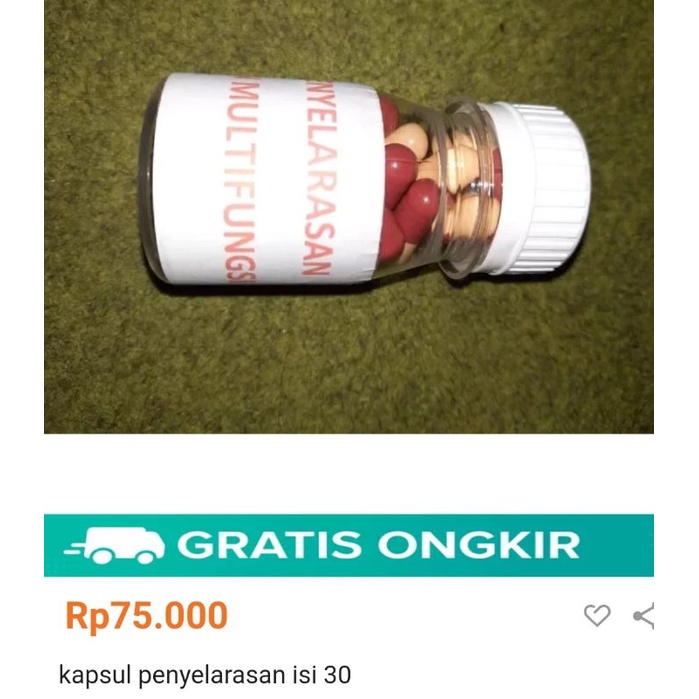 

kapsul penyelarasan isi 30 kapsul