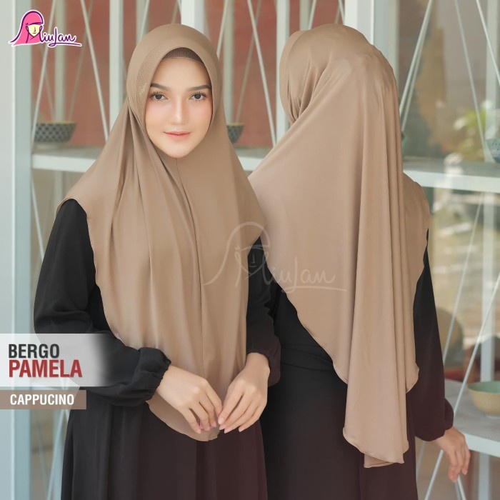 Hijab Miulan Dewasa Bergo PAMELA Jilbab Instan Jersey Terbaru