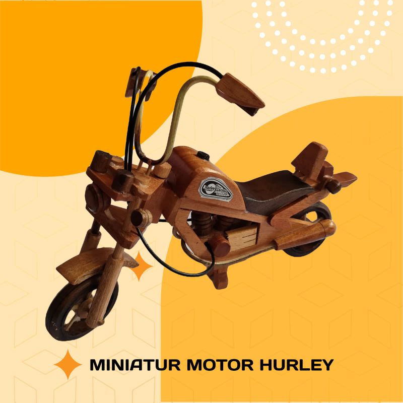 miniatur motor Harley Davidson