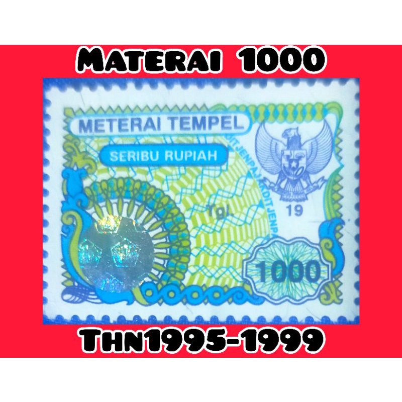 

MATERAI 1000 THN 1995-1999.