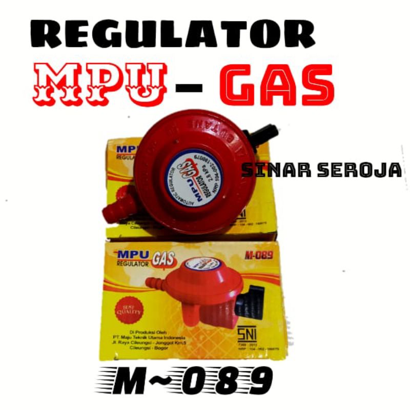 MPU Regulator Gas LPG M - 089 ( Warna Merah ) Murah