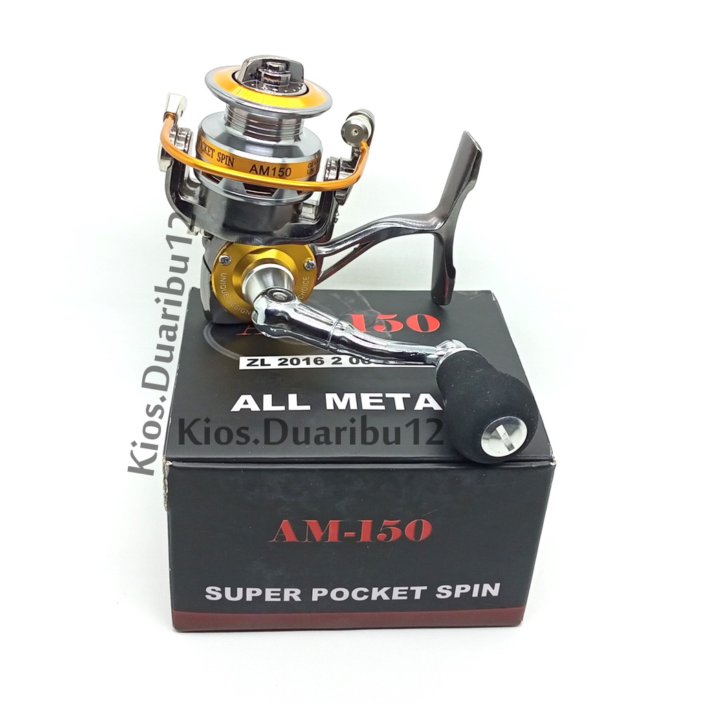 Reel Pancing Mini Spinning Super Pocket AM150 All Metal