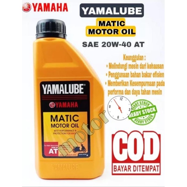 oli motor matic original Yamalube 800ml  20W-40