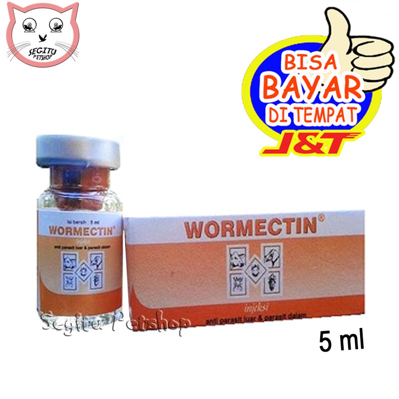 OBAT JAMUR SCABIES KORENG KUCING ANJING KELINCI INJEKSI WORMECTIN