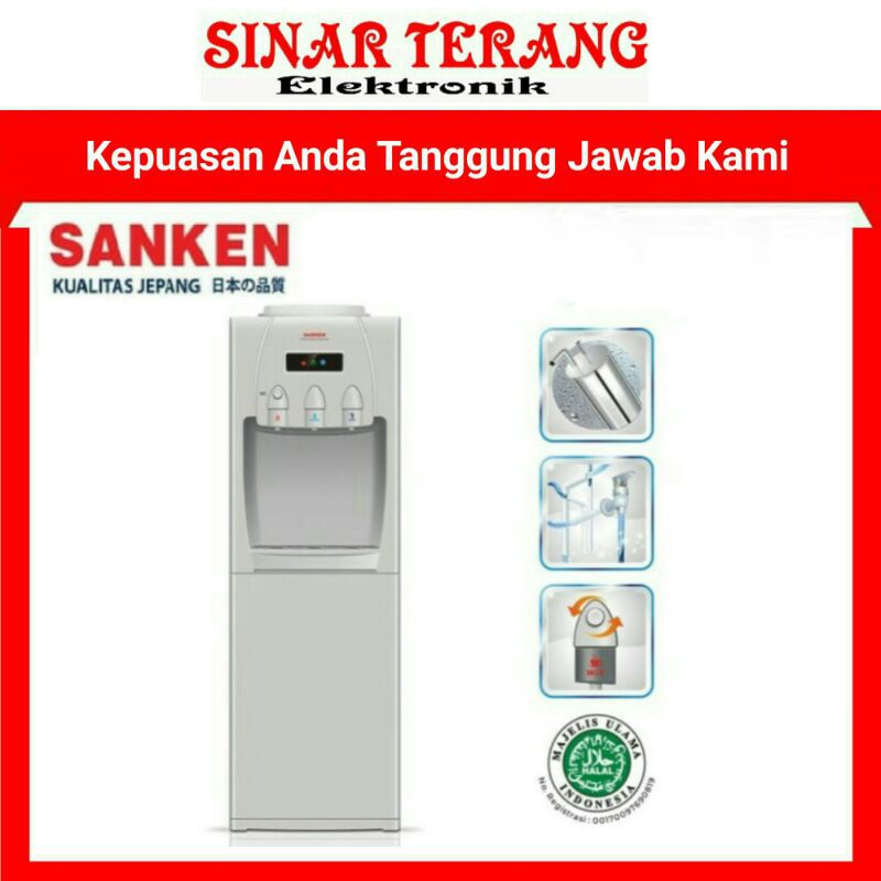 SANKEN WTER DISPENSER GALON ATAS HWD765 / HWD-765 [GARANSI RESMI]