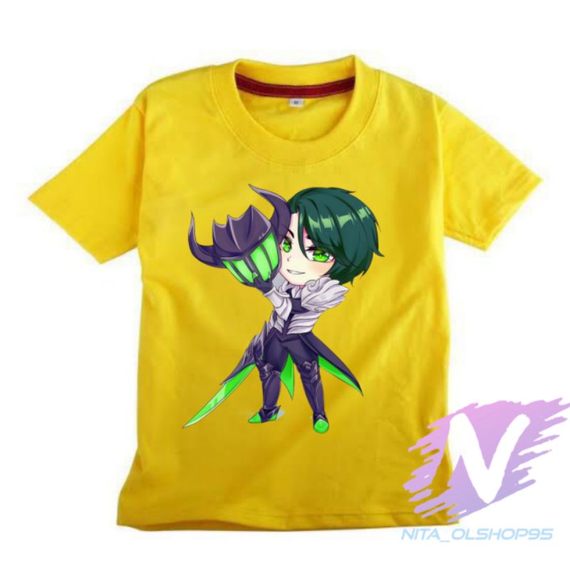 baju anak kaos anak mobile legends argus