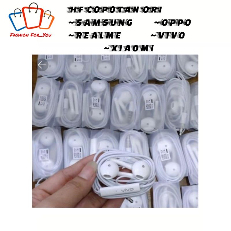 HEADSET HANDSFREE HF BRANDED ORI COPOTAN NON PACKING