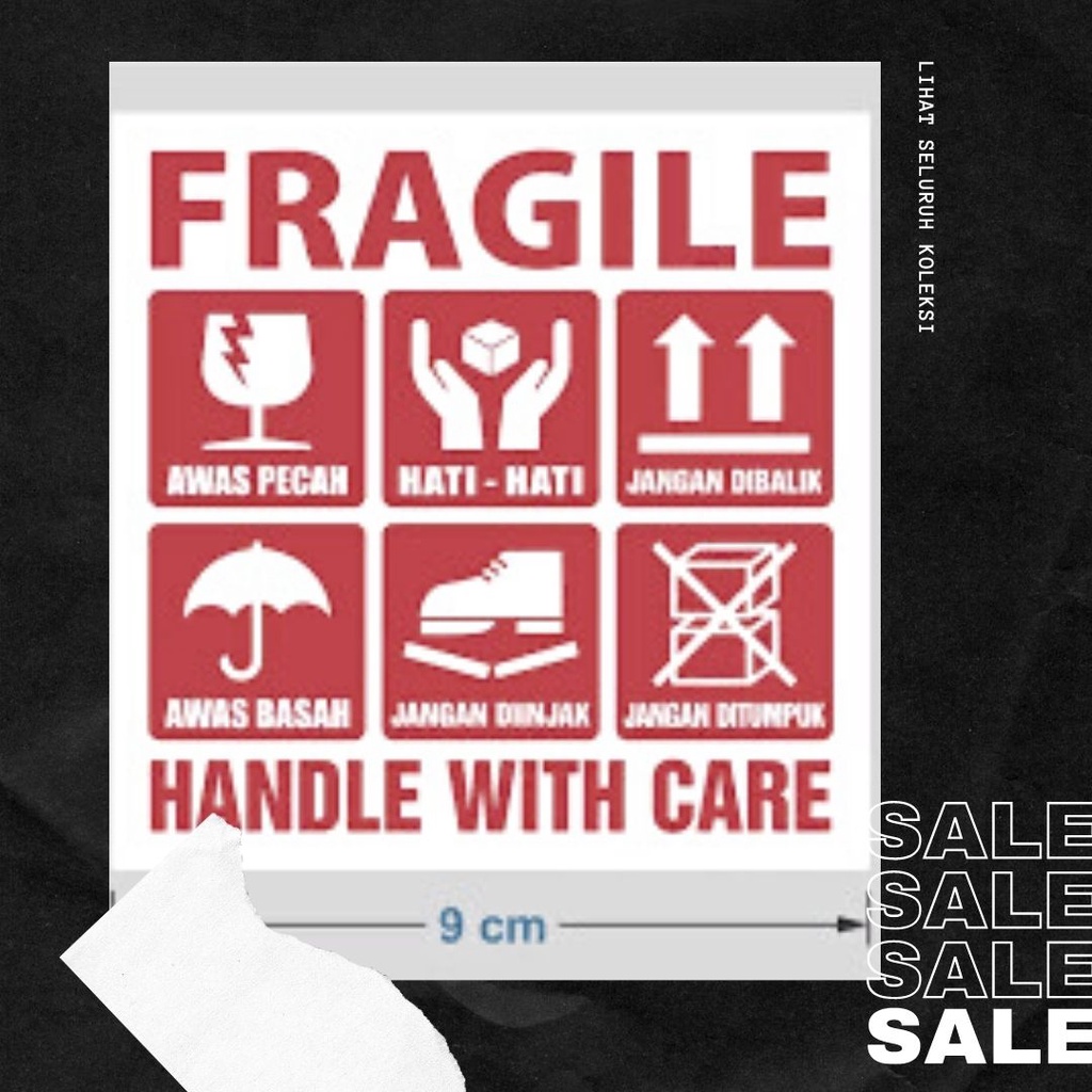 

Cetak Stiker Fragile | Custom