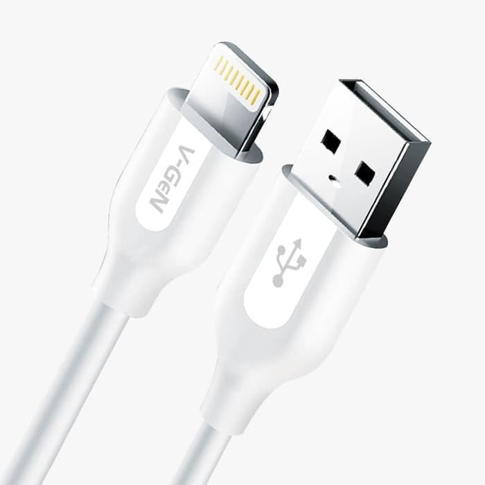 V-GEN VCB-19 2.4A KABEL DATA LIGHTNING IPHONE 1M CHARGER VGEN