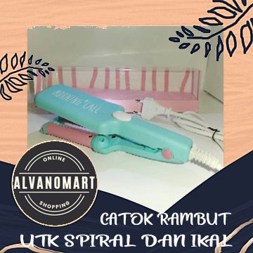 Catokan Curly Keriting Alat Catok Rambut Ikal Spiral Wave