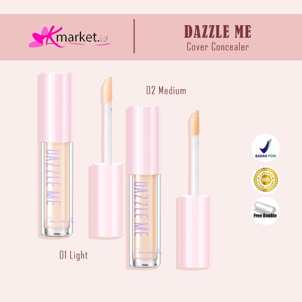 DAZZLE ME Our Secret Cover Concealer - Liquid Makeup Tahan Lama Matte