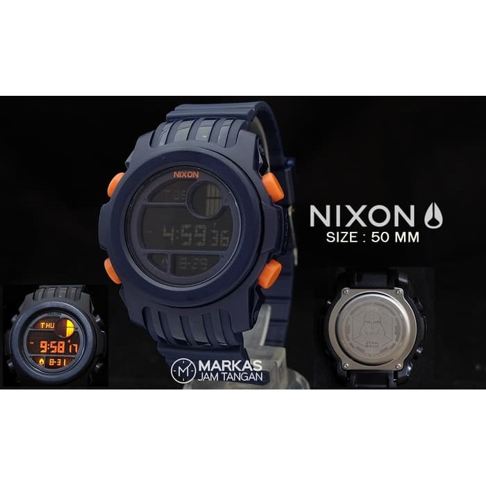 Jam Tangan Pria Nixon STAR WARS Edition Digital Rubber Strap Watch | MRKS