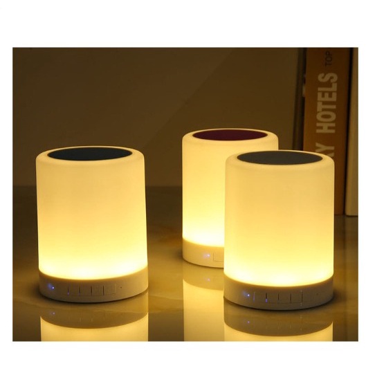 SPEAKER BLUETOOTH LED SMART TOUCH LAMP LAMPU TIDUR CL671