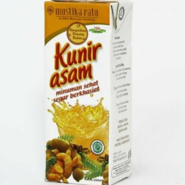 

Kunir Asam Mustika Ratu 200 Ml / Turmeric Tamarind Drink