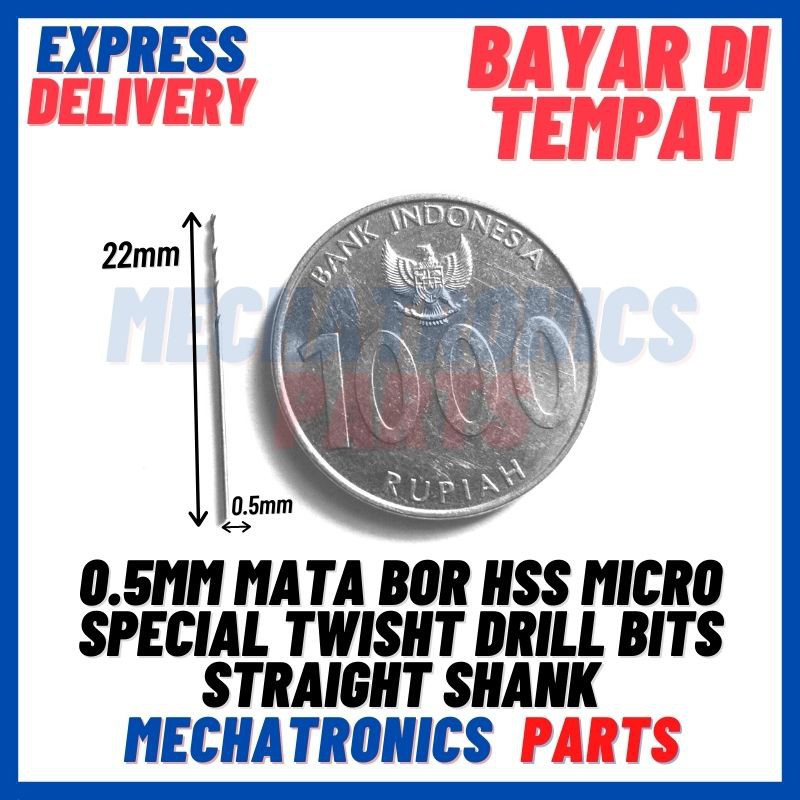 [PAS-9035] 0,5MM MATA BOR HSS MICRO SPECIAL TWISHT DRILL BITS STRAIGHT SHANK