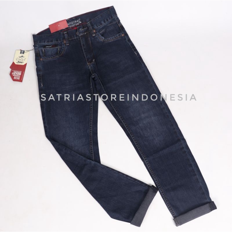 Celana jeans reguler pria