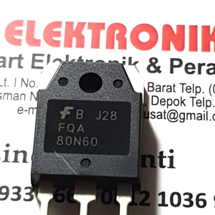 New Transistor FGA 80N60 body besar