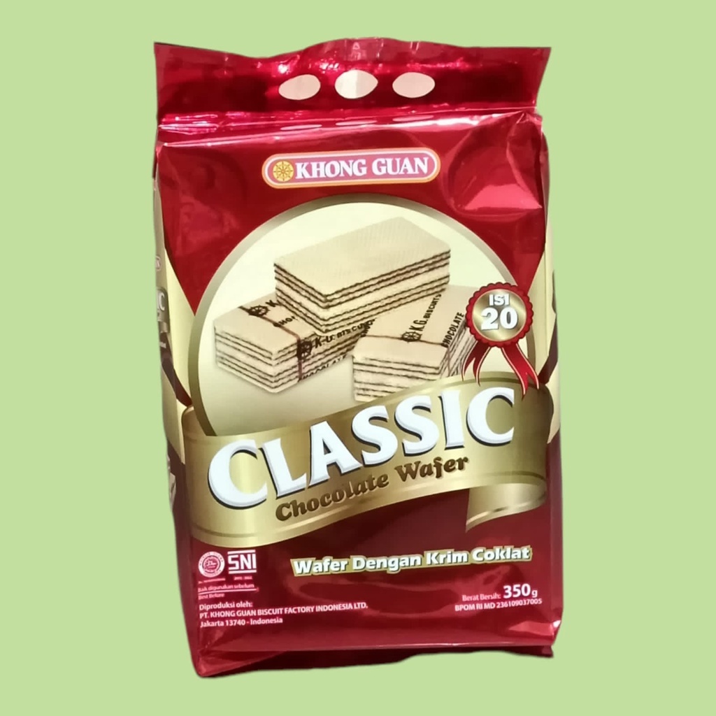 

Khong Guan Classic Chocolate Wafer [350 gr]