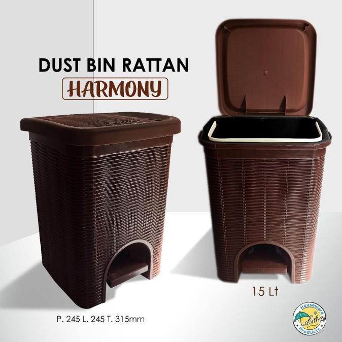 [MD] Tempat Sampah Injak / Tong Sampah Injak Plastik 15 Liter