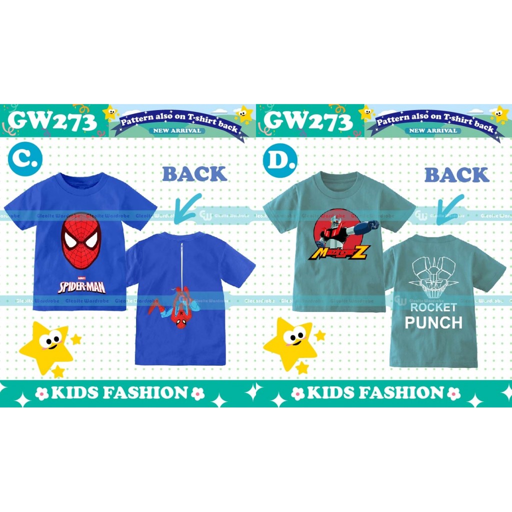 GW 273 KIDS AND TEEN BAJU ANAK kode L kosong