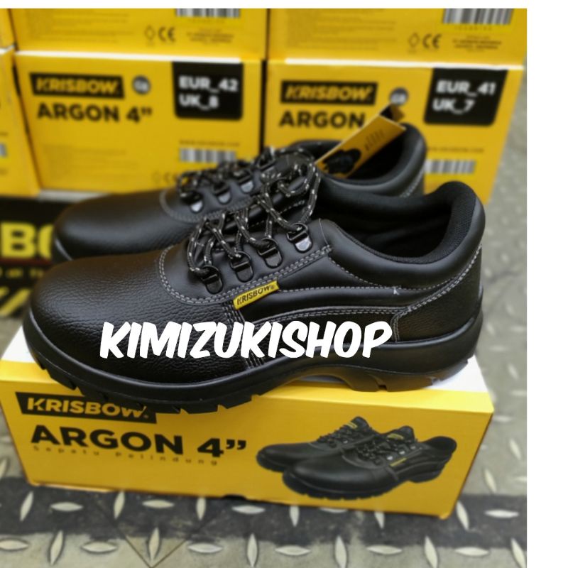 Jual SAFETY SHOES ARGON KRISBOW 4INCH Shopee Indonesia