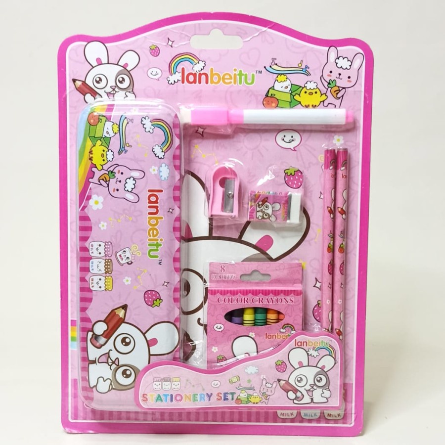 

SJS Set Alat Tulis Fancy+Mini Whiteboard/Stationery Set/Fancy Set/Kado