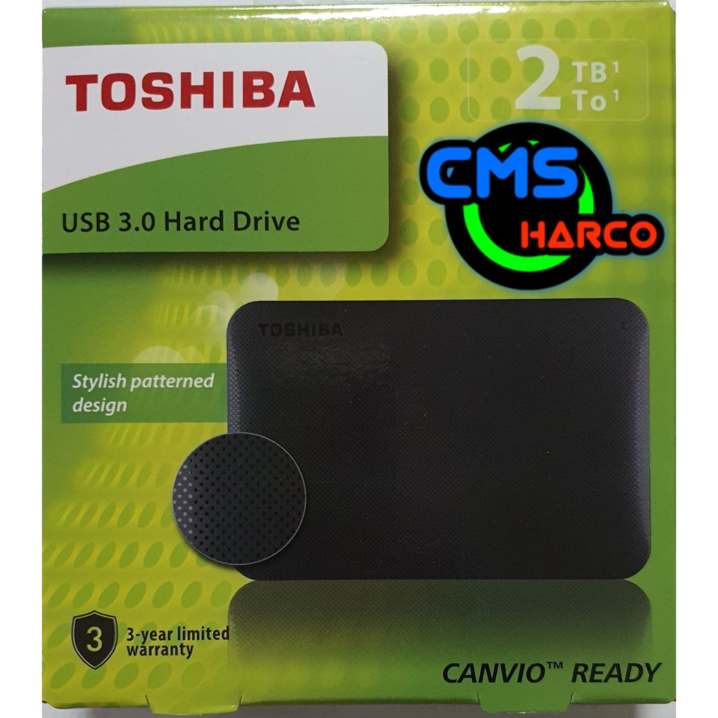 HDD EXTERNAL TOSHIBA 2TB CANVIO