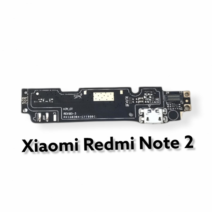 PCB Charger Xiaomi Redmi Note 2 / FLEXIBLE CON TC MIC XIAOMI REDMI NOTE 2