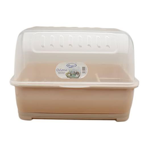 Tempat / Rak Piring Plastik Merk Hawaii Orlona 4950 (Gojek/Grab Only) Mommybusana
