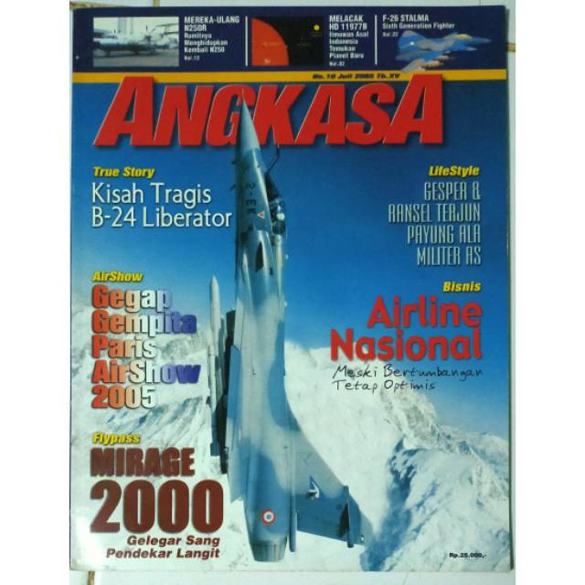 MAJALAH ANGKASA EDISI JULI 2005