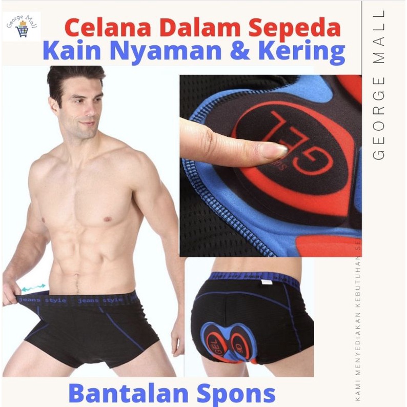 CELANA DALAM SEPEDA GEL CELANA DALAM SEPEDA PRIA CELANA DALAM GOWES I7