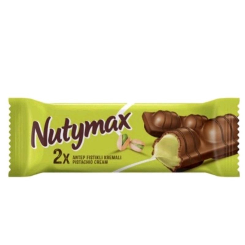 

Nutymax Wafer Coklat isi Cream Pistachio Original Turki