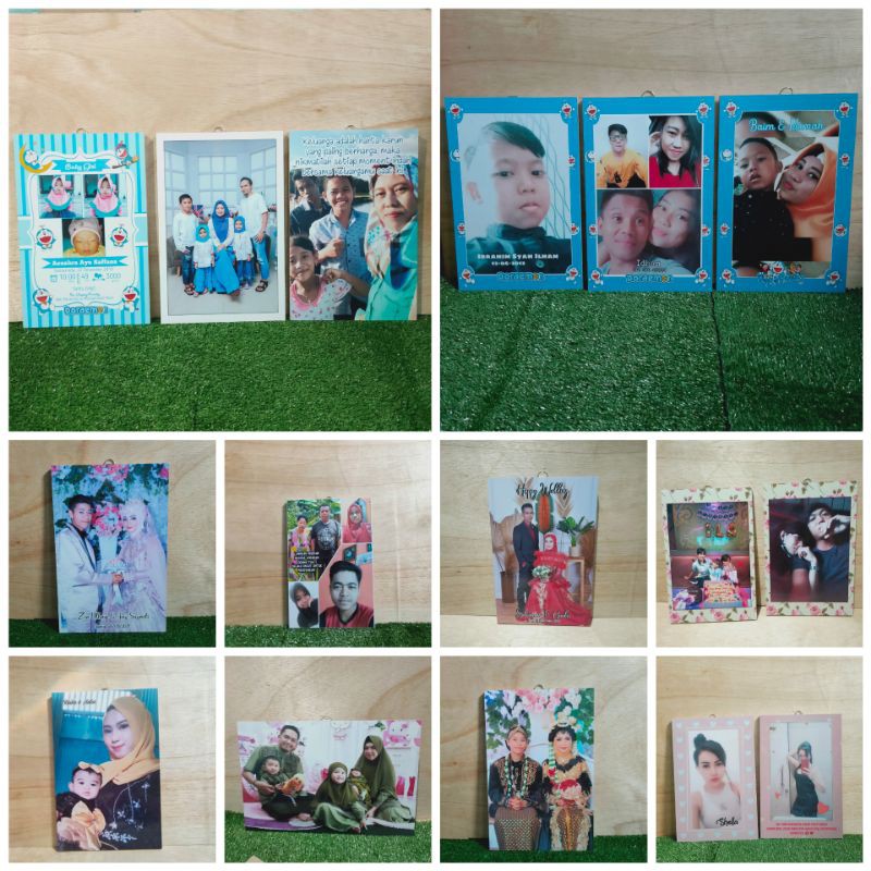 cetak foto + bingkai mdf