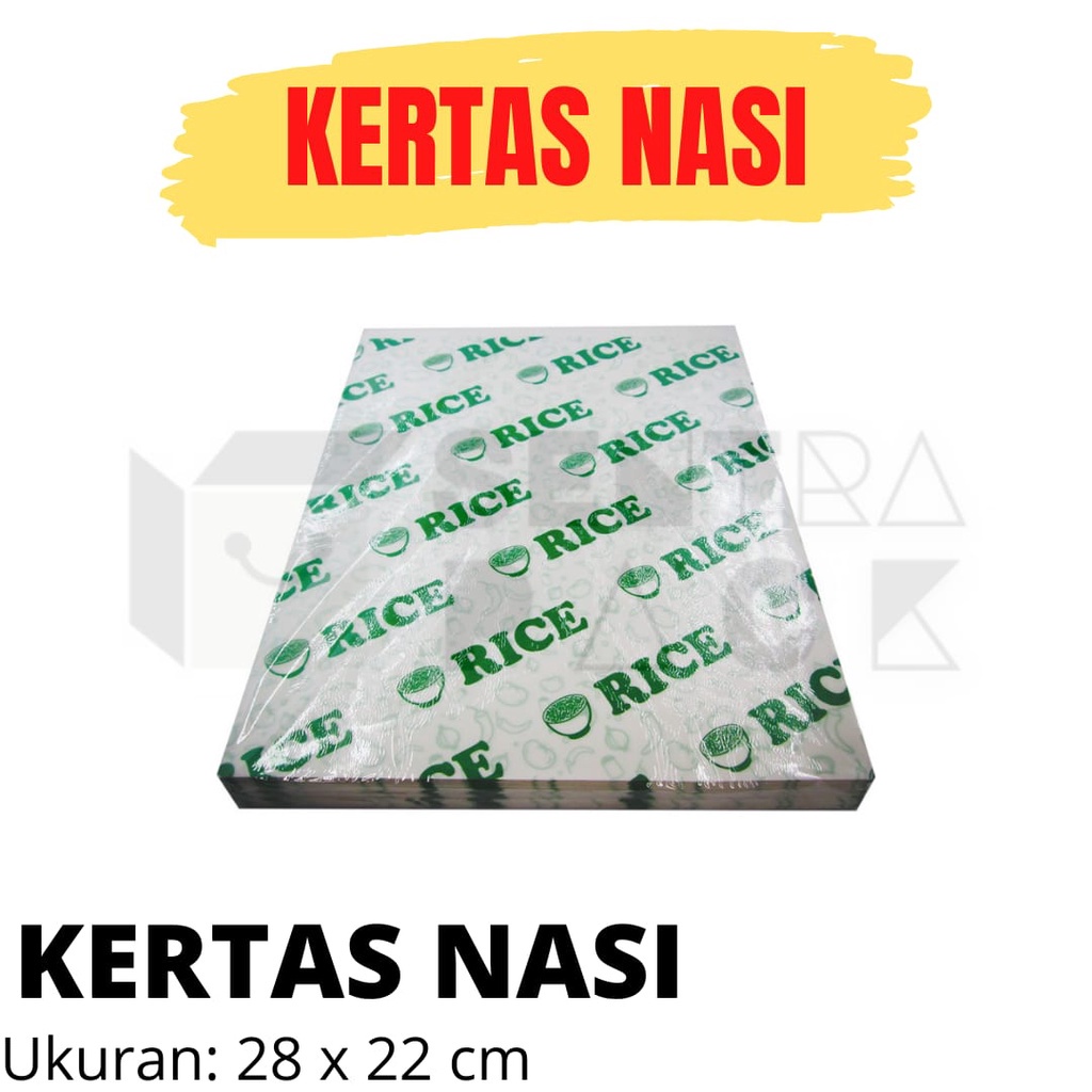 

Kertas Nasi Logo 22x28cm Kertas KFC Paperwrap Paperwrap Putih Kebab Laminasi