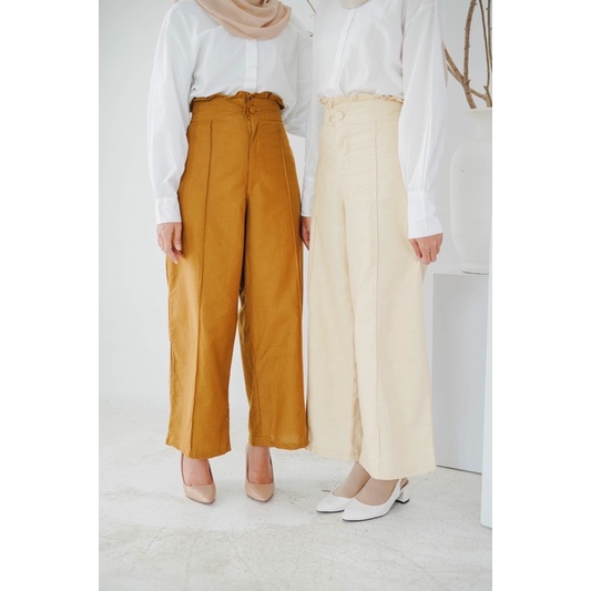 Dama Highwaist Cullote | Kulot Linen Highwaist