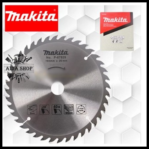 Mata Pisau Kayu Circular Saw Blade 6 Inch 60T TCT MAKITA ORI Wood Blade Circle Cutting Mata 6"x60T
