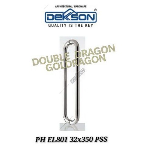 Pull Handle D801 (32 x 350 mm) DEKKSON ECOLINE Stainlesz