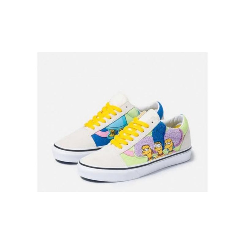 Vans Oldskool x The Simpson "The Bouviers" White/Multicolor