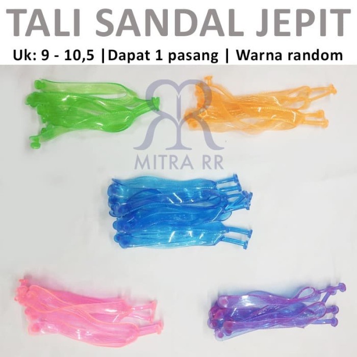 Sandal Jepit Swallow Nice Warna Sendal Karet Asli Wanita / Tali Jepit Sandal Serampat-TALI SANDAL JEPIT