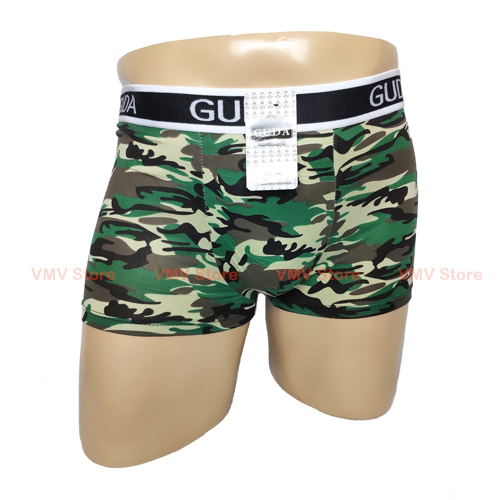 Boxer Pria Celana Dalam Pria CD Import Guda 470 Boxer Motif Army Premium Quality Camo Size L XL XXL 