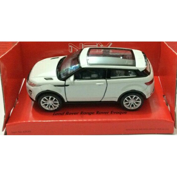 Diecast Land Rover Range Rover Evoque - White (Welly Nex)