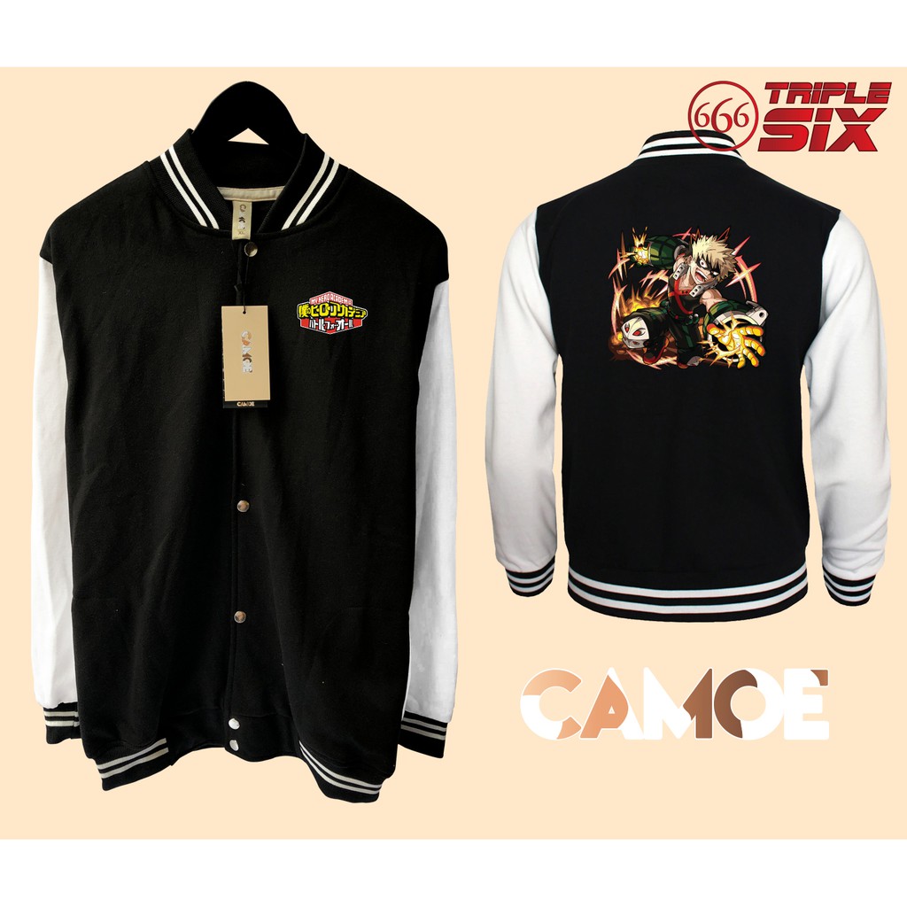 Jaket Varsity Baseball Anime Bakugo Bakushinchi My hero Academia