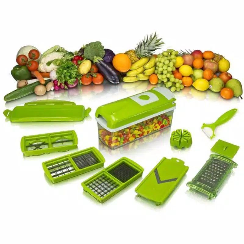 Genius Nicer Dicer Plus Parutan Pemotong Serbaguna