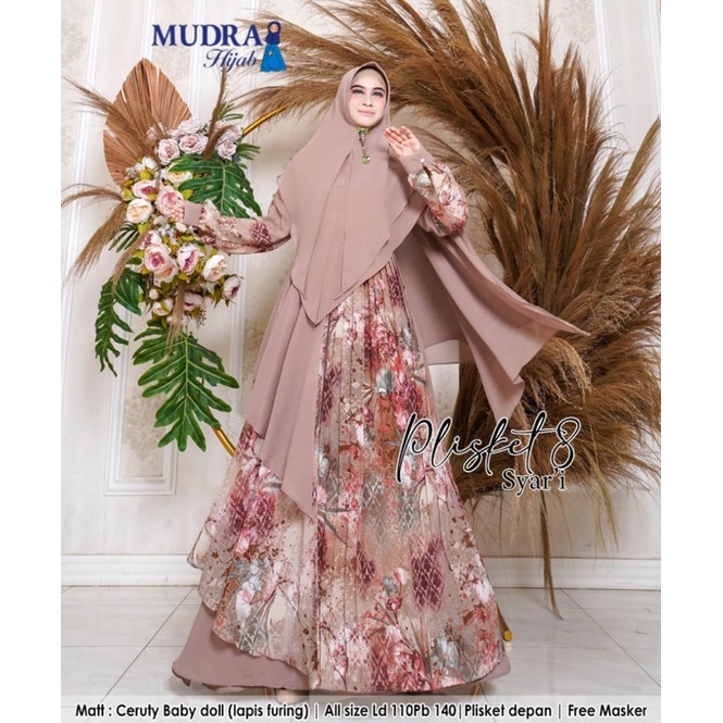 PLISKET 8 SYARI BY MUDRA HIJAB