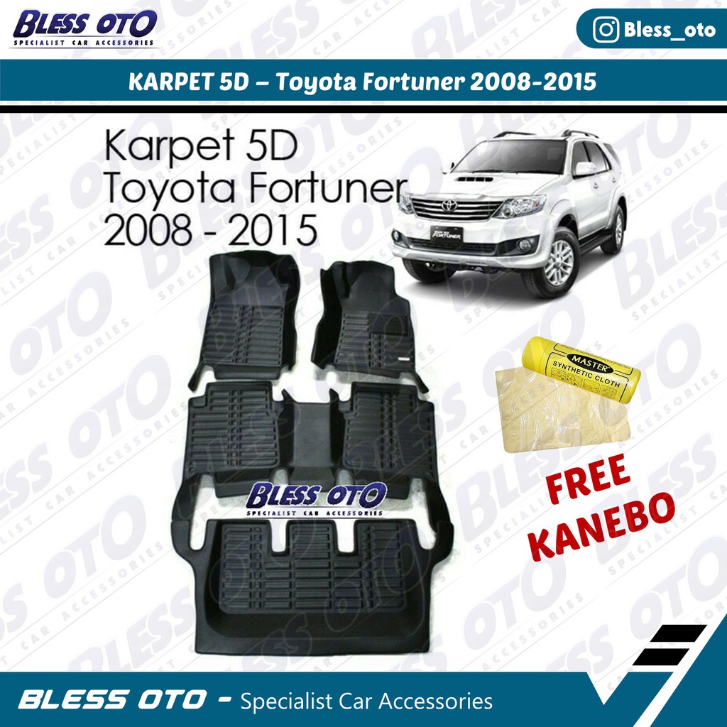 Karpet 5D Fortuner 2008-2015